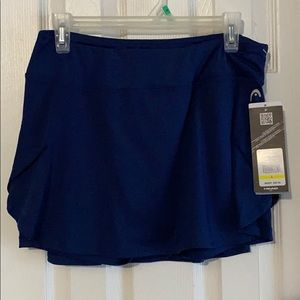 NWTs HEAD medieval Blue Skort sz large